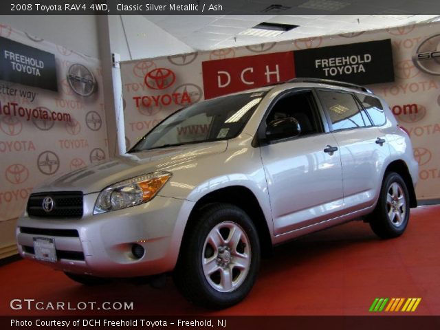 2008 Toyota RAV4 4WD in Classic Silver Metallic