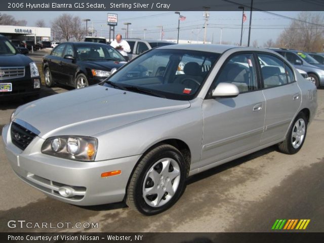 2006 Hyundai Elantra GLS Sedan in Sterling Silver