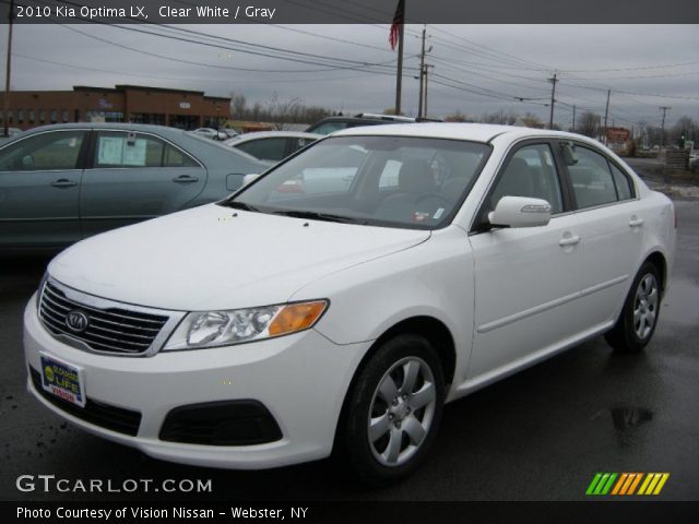 2010 Kia Optima LX in Clear White