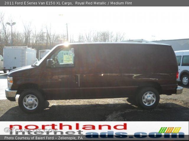2011 Ford E Series Van E150 XL Cargo in Royal Red Metallic