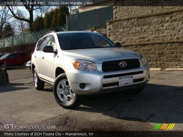 2008 Toyota RAV4 4WD in Classic Silver Metallic