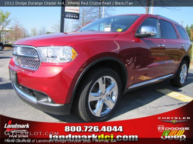 2011 Dodge Durango Citadel 4x4 in Inferno Red Crystal Pearl
