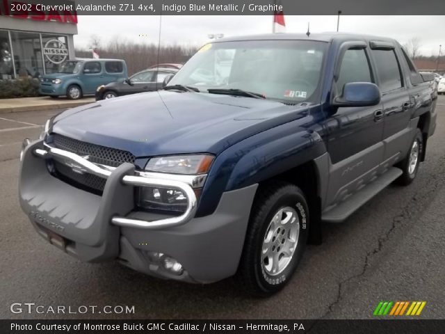 2002 Chevrolet Avalanche Z71 4x4 in Indigo Blue Metallic