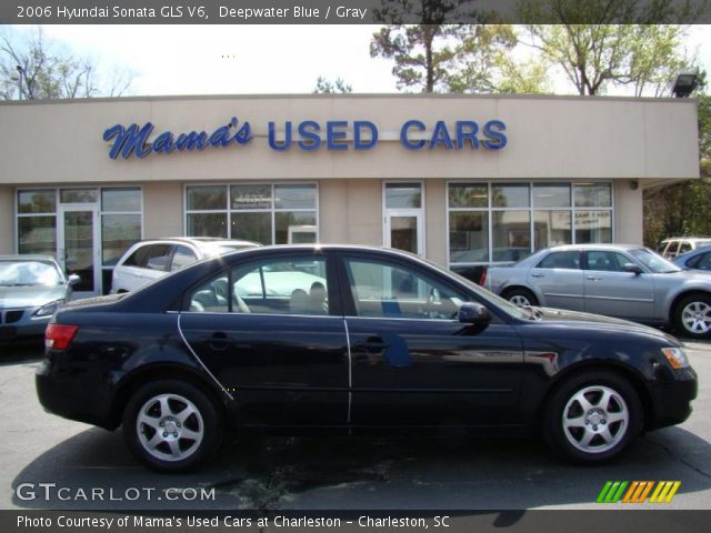 2006 Hyundai Sonata GLS V6 in Deepwater Blue