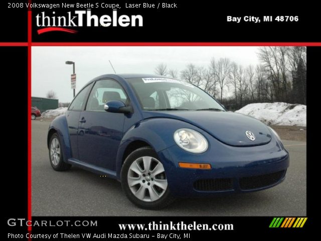 2008 Volkswagen New Beetle S Coupe in Laser Blue