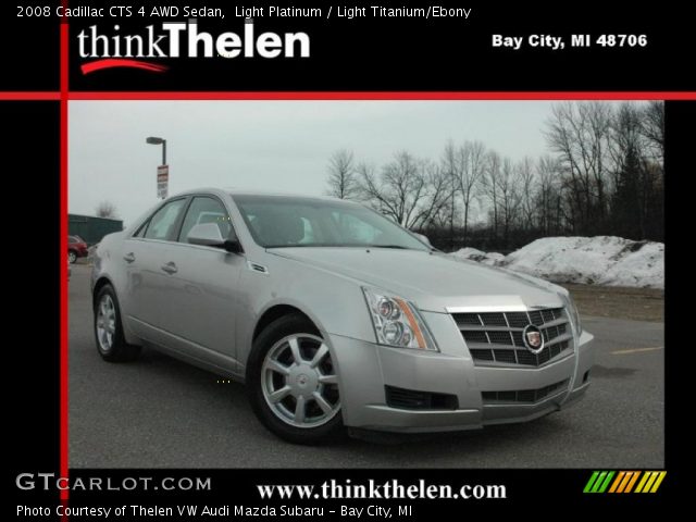 2008 Cadillac CTS 4 AWD Sedan in Light Platinum