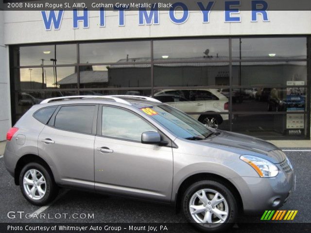 2008 Nissan Rogue SL AWD in Gotham Gray Metallic