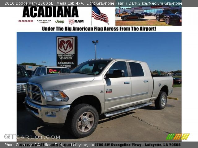 2010 Dodge Ram 2500 SLT Mega Cab 4x4 in Light Graystone Pearl