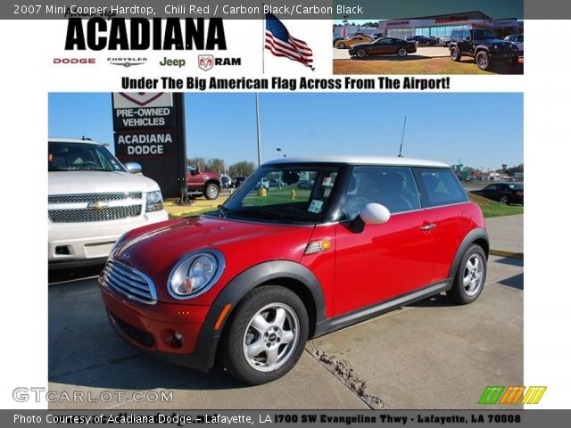 2007 Mini Cooper Hardtop in Chili Red