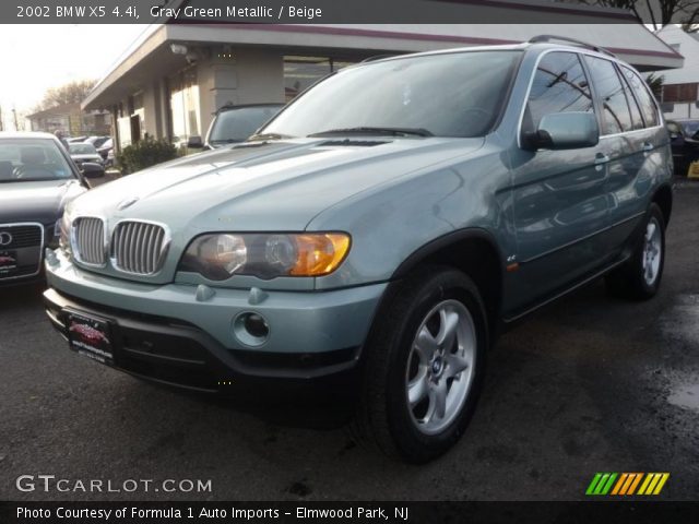 2002 BMW X5 4.4i in Gray Green Metallic