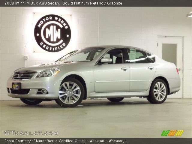 2008 Infiniti M 35x AWD Sedan in Liquid Platinum Metallic
