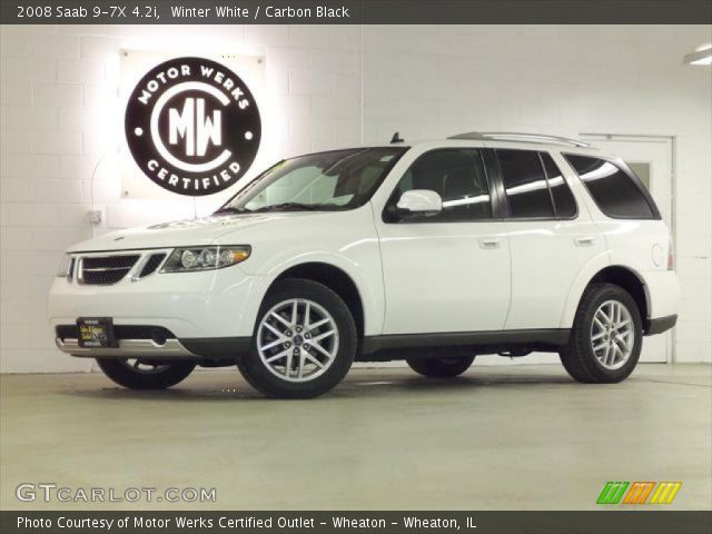 2008 Saab 9-7X 4.2i in Winter White