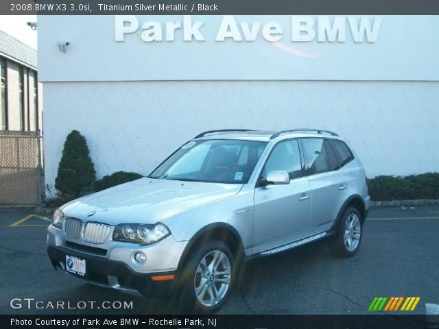 2008 BMW X3 3.0si in Titanium Silver Metallic