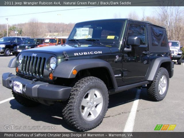 2011 Jeep Wrangler Rubicon 4x4 in Natural Green Pearl