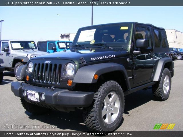 2011 Jeep Wrangler Rubicon 4x4 in Natural Green Pearl