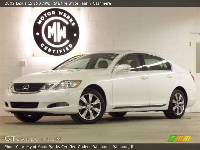 2009 Lexus GS 350 AWD in Starfire White Pearl