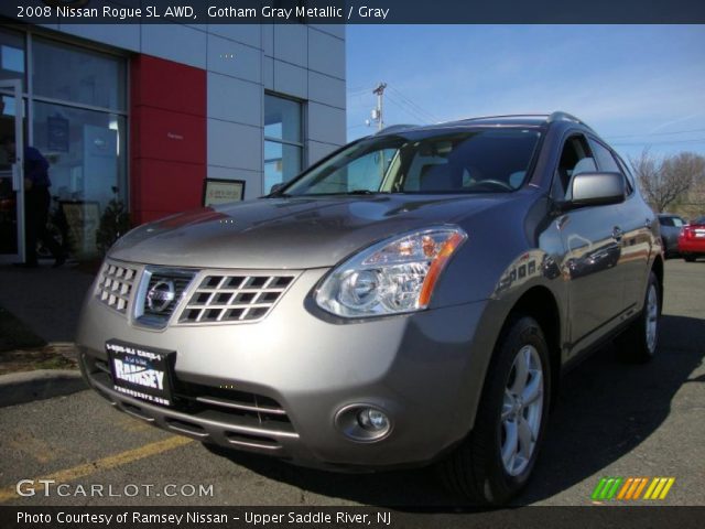 2008 Nissan Rogue SL AWD in Gotham Gray Metallic