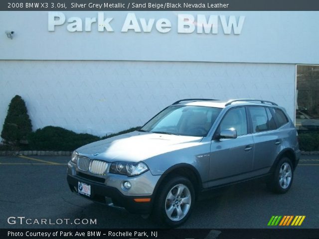 2008 BMW X3 3.0si in Silver Grey Metallic