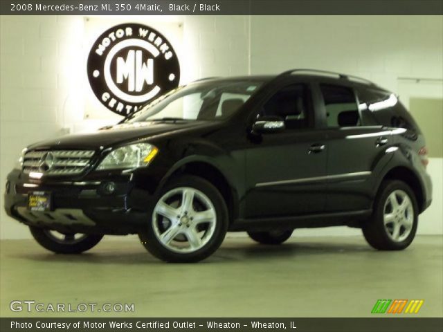 2008 Mercedes-Benz ML 350 4Matic in Black