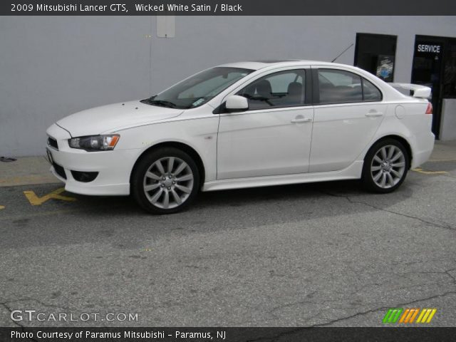2009 Mitsubishi Lancer GTS in Wicked White Satin