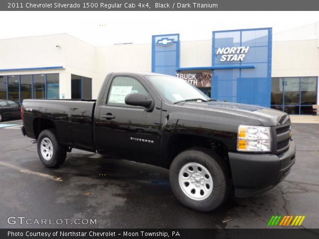 2011 Chevrolet Silverado 1500 Regular Cab 4x4 in Black