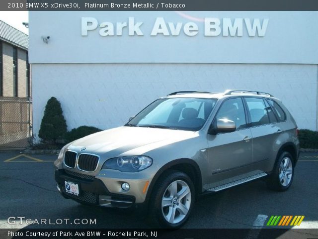 2010 BMW X5 xDrive30i in Platinum Bronze Metallic