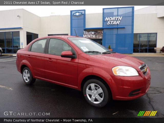 2011 Chevrolet Aveo LT Sedan in Sport Red