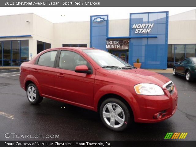2011 Chevrolet Aveo LT Sedan in Sport Red