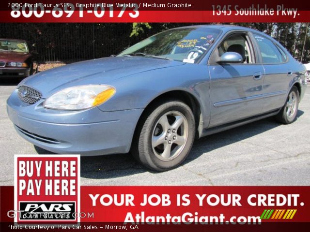 2000 Ford Taurus SES in Graphite Blue Metallic