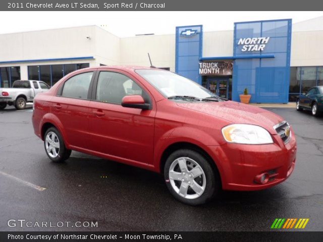 2011 Chevrolet Aveo LT Sedan in Sport Red