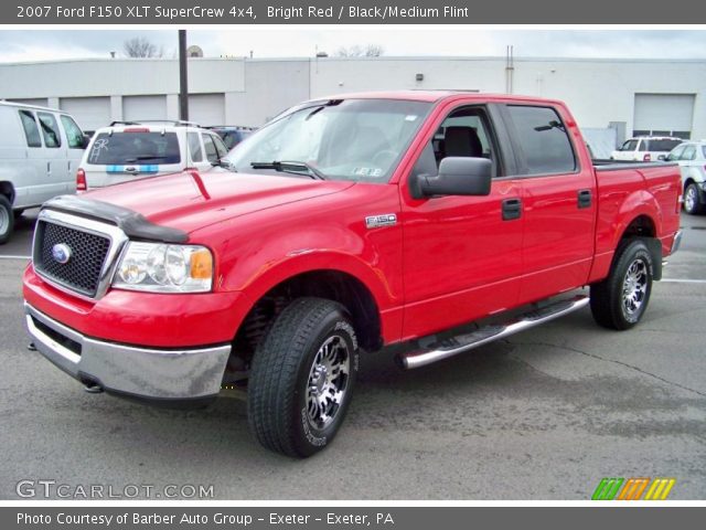 2007 Ford F150 XLT SuperCrew 4x4 in Bright Red