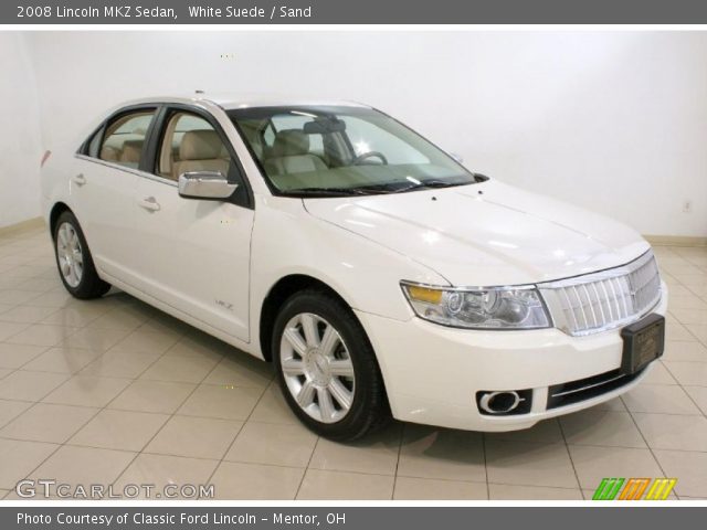 2008 Lincoln MKZ Sedan in White Suede