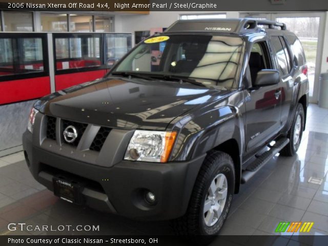 2006 Nissan Xterra Off Road 4x4 in Night Armor Pearl