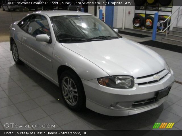 2003 Chevrolet Cavalier LS Sport Coupe in Ultra Silver Metallic