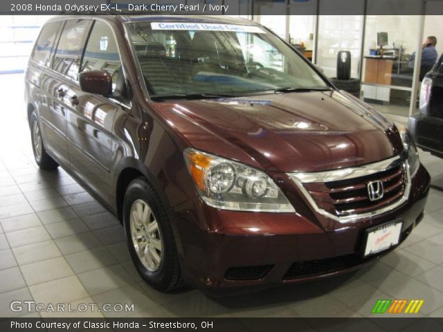 2008 Honda Odyssey EX-L in Dark Cherry Pearl