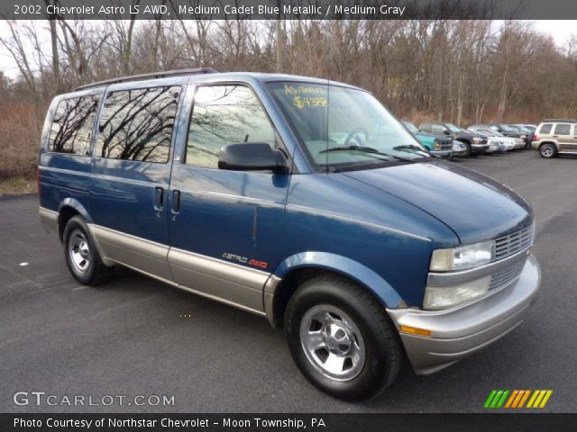 2002 Chevrolet Astro LS AWD in Medium Cadet Blue Metallic