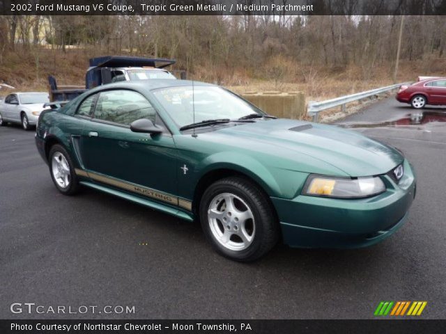 2002 Ford Mustang V6 Coupe in Tropic Green Metallic