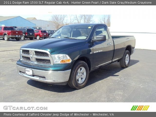 2011 Dodge Ram 1500 SLT Regular Cab 4x4 in Hunter Green Pearl