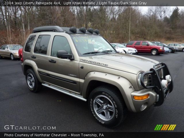 2004 Jeep Liberty Renegade 4x4 in Light Khaki Metallic