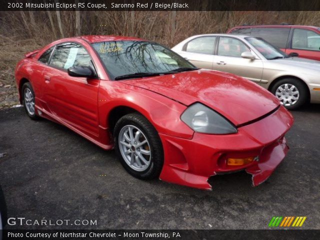 2002 Mitsubishi Eclipse RS Coupe in Saronno Red