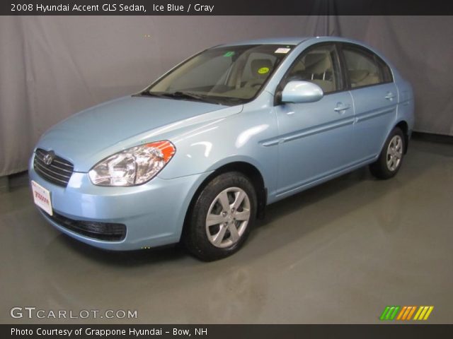 2008 Hyundai Accent GLS Sedan in Ice Blue