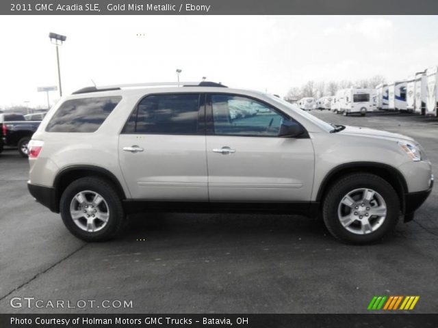 2011 GMC Acadia SLE in Gold Mist Metallic