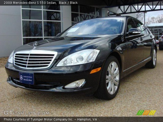 2009 Mercedes-Benz S 550 Sedan in Black