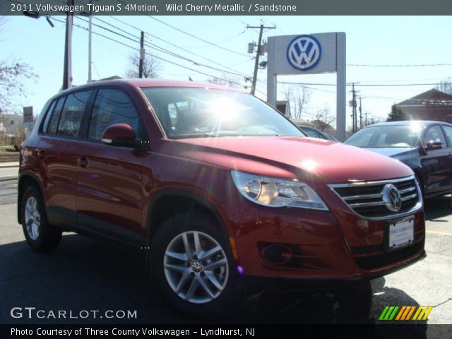 2011 Volkswagen Tiguan S 4Motion in Wild Cherry Metallic