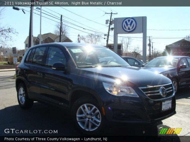 2011 Volkswagen Tiguan SE 4Motion in Night Blue Metallic