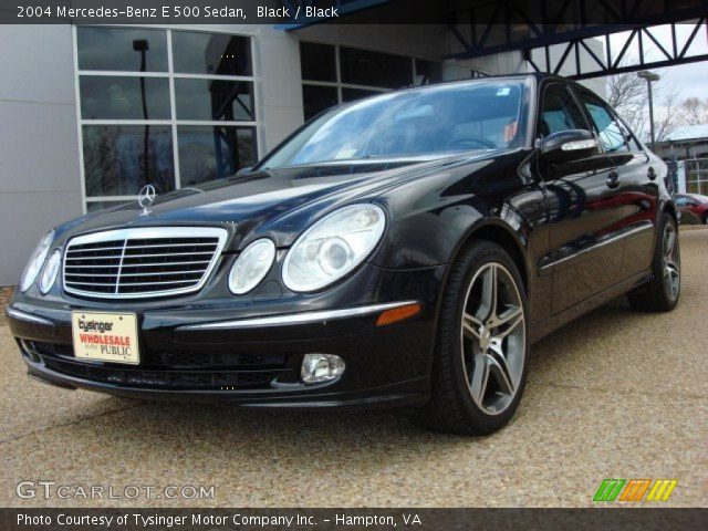 2004 Mercedes-Benz E 500 Sedan in Black