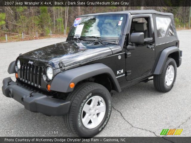 2007 Jeep Wrangler X 4x4 in Black