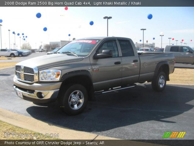 2008 Dodge Ram 2500 Big Horn Quad Cab 4x4 in Light Khaki Metallic