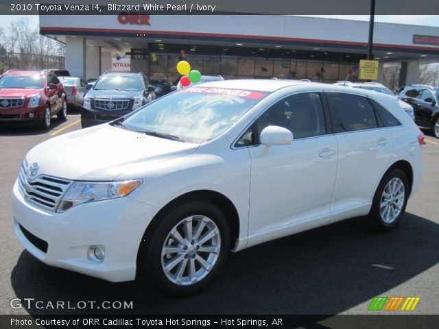2010 Toyota Venza I4 in Blizzard White Pearl