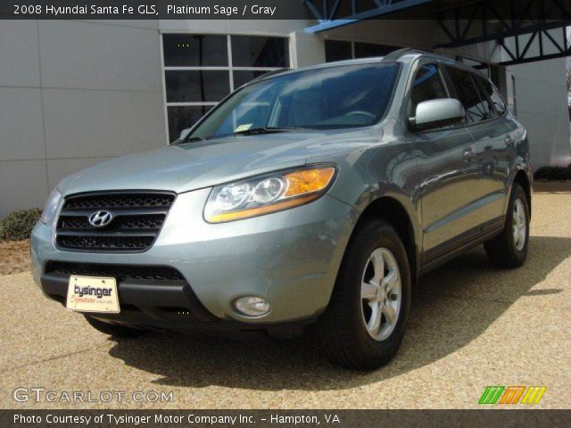 2008 Hyundai Santa Fe GLS in Platinum Sage